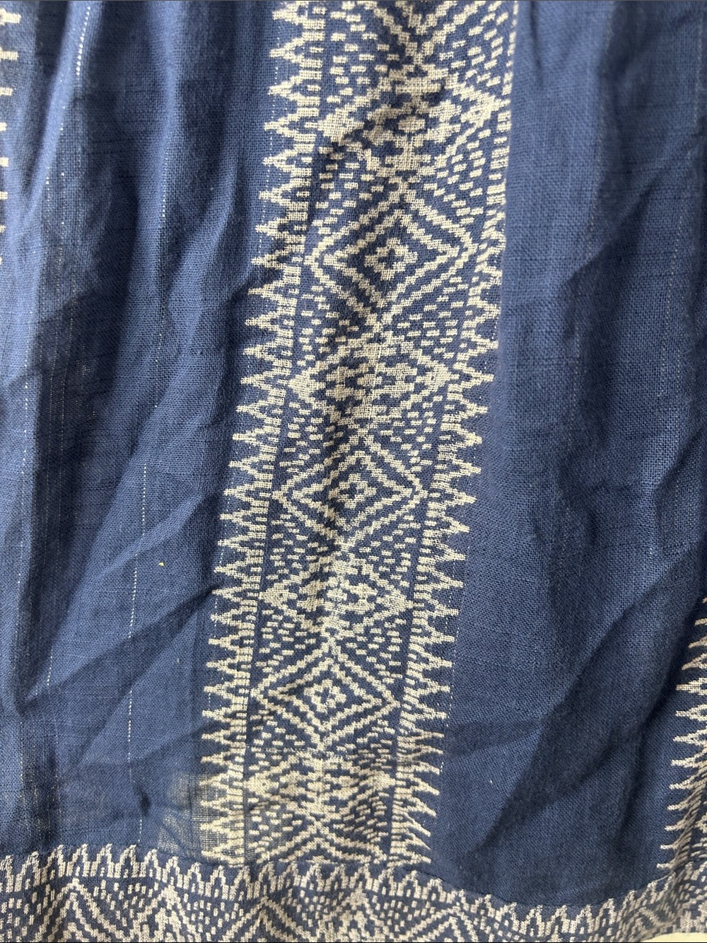 NWT Philosophy Blue Embroidered Cotton Boho Sleeveless Dress Size 1X - Picture 12 of 16